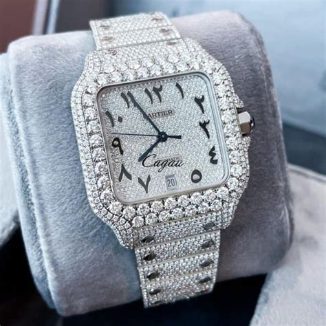 blue diamond cartier watch|cartier watch full diamond.